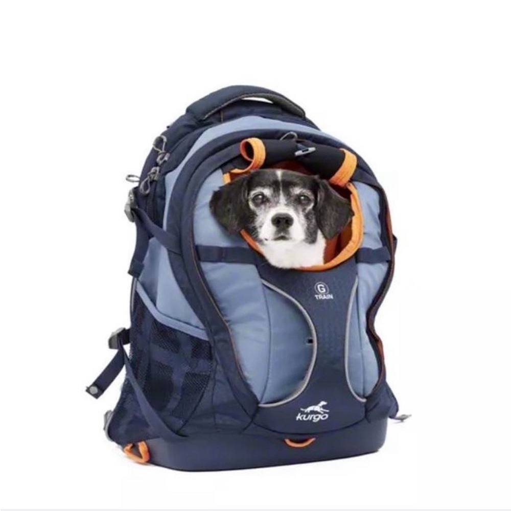 Kurgo Blue & Orange Dog Carrier with Multiple Pockets NWT